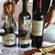 a wine and cheese spread
